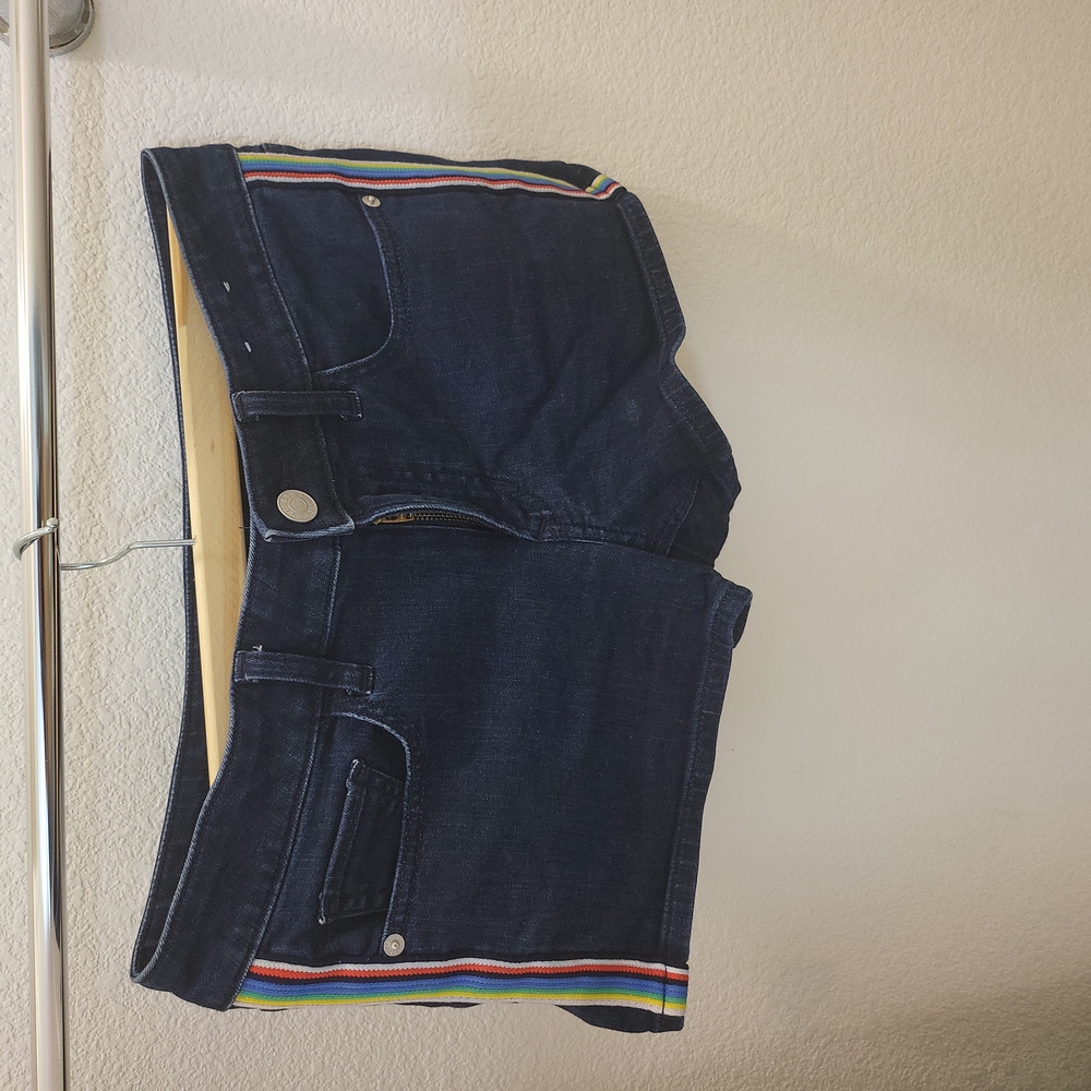 Express denim shorts size 2